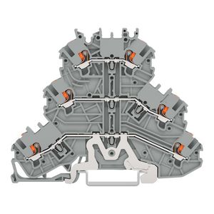 3-etageklem Afscherm-/rijg-/rijgklem Met drukknop gr VVE=40