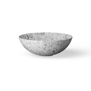 Opzetwaskom CERAMIC TERRAZZO Ø400mm grijs
