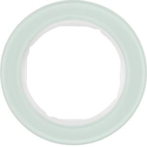 Afdekraam 1-v berker R.Classic Glas polarwit