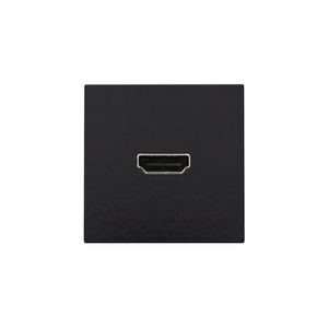 Afwerkingsset met HDMI-naar-HDMI-aansl. piano black coated