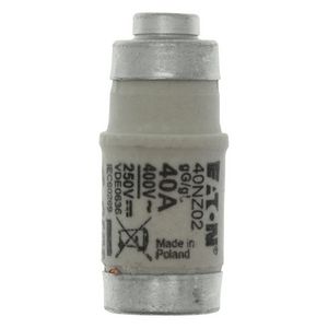 Zekering laagspanning 40A AC 400V D02 gL/gG IEC traag VVE=10