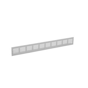 ALU plintrooster 800x60mm wit