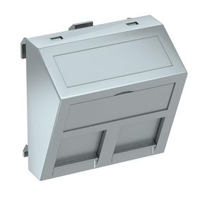 Data techniek drager 2 aansluitingen type A 45x45mm 6119242