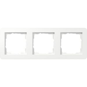Afdekraam 3-v Gira E1 zuiver wit