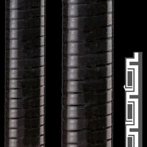 Rol a 45m. Beschermslang met. PVC mant. 21x26mm UL AD zwart