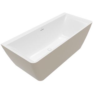 Back-to-wall bad 800x1800mm Stone White Subway 3.0 UBQ180SBW9CSBCV-RW