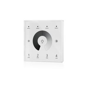 DMX master SC 4 zones muurtouchwielbediening wit