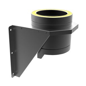 DW Ø250mm Muurondersteuning zwart