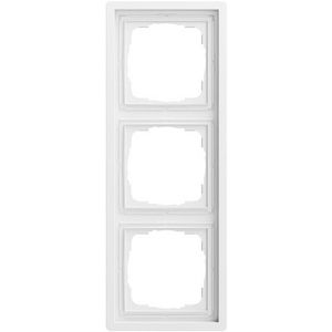 Afdekraam 3-v Gira F100 zuiver wit m(gel.)
