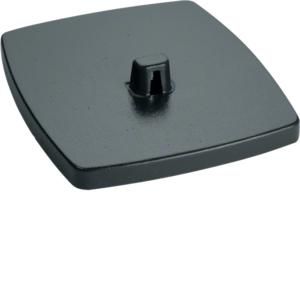 Vloerplaat voor flexzuil dubbel DAF zwart