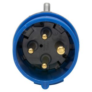 Stekker recht 230V 16A 4-polig IP44 P17 Tempra Pro