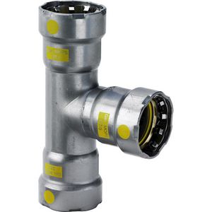 T-koppeling verlopend Megapress Gas 1"x1/2"x1" 4618 VVE=5