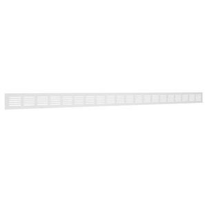 ALU plintrooster 1000x60mm wit