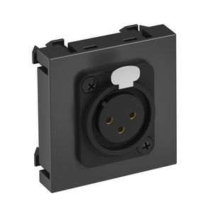 Multimediadrager XLR 3-ig schroefaansl. 45x45mm 6105252