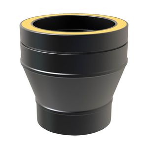 DW Ø250mm Onderaansluitstuk EW-DW zwart
