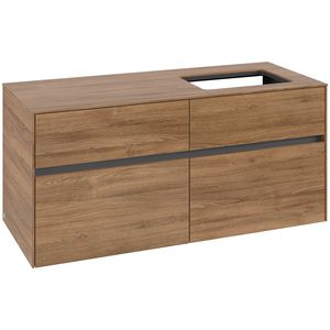 Wastafelonderkast Collaro 1200x548x500mm Oak.Kans C11400RH
