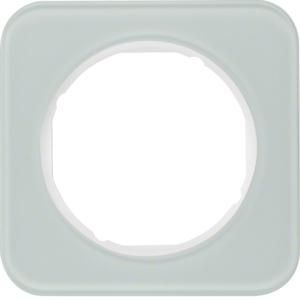 Afdekraam 1-v berker R.1 Glas polarwit