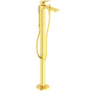 Vrijstaande badmengkraan 130x297x858mm brushed gold 8l/min La Dolce Vita