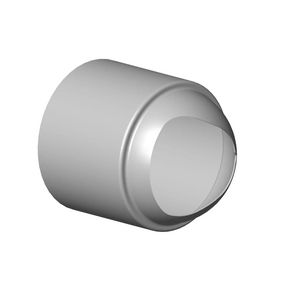 Kapje markering 45x55mm chr