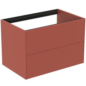 Conca wastafelmeubel 80x50x55cm 2 laden zonder afdekblad matt sunset