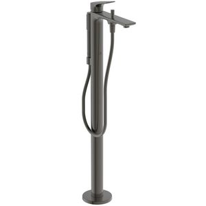 Vrijstaande badmengkraan 130x297x858mm magnetic grey 8l/min La Dolce Vita