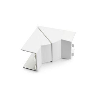 Binnenhoek LE 60x110 9010 132x110x132 polycarbonaat VVE=4