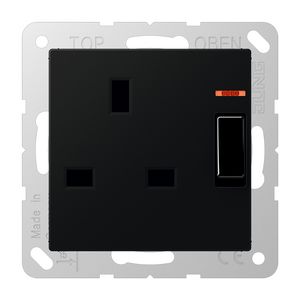 Wandcontactdoos matzw Brit.St.met contr.schak A500