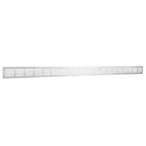 ALU plintrooster 1000x60mm F1 aluminium