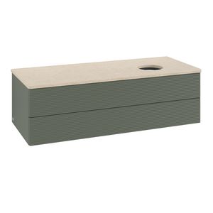 Wastafelonderkast Antao 1200x360x500mm L.Green Matt Lacquer L23113HL