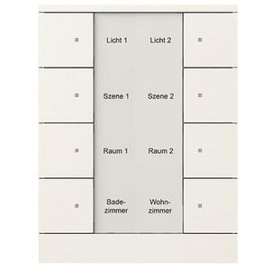 Bedienings sensor KNX - ClimaEco Mat wit 8f