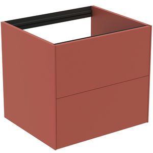 Conca wastafelmeubel 60x50x55cm 2 laden zonder afdekblad matt sunset