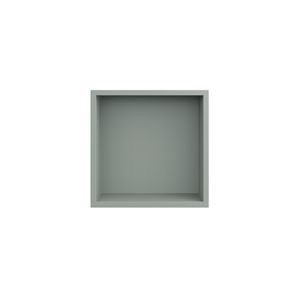 Inbouwnis Basic BOX 300x300x70mm flens kleur matt soft green