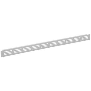 ALU plintrooster 2000x60mm wit