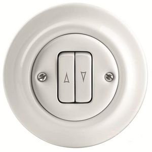 Inbouw wip-jaloezie-impulsgeversok 1P decento 10A 250V AC (2022/4 UJ-64)