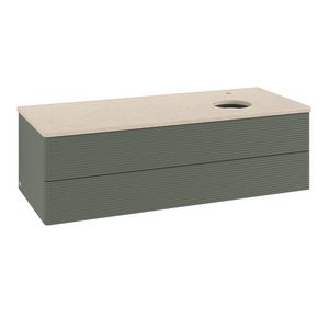 Wastafelonderkast Antao 1200x360x500mm L.Green Matt Lacquer L23153HL