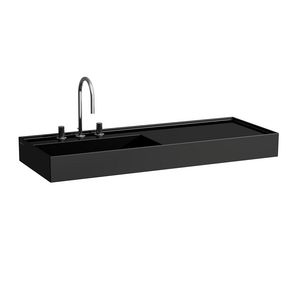 Wast. afleg rechts 1200x460mm m.kr.gat z. overloop