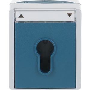 Opbouw jaloezieschakelaar pulsg 2P ocean IP44 10 AX 250 V AC (2712 SLW-53)