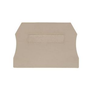Afsluit- eindplaat d.beige h:55mm b:2mm V-0 We VVE=50