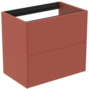 Conca wastafelmeubel 60x37x55cm 2 laden zonder afdekblad matt sunset