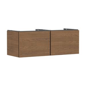 Badmeubel Xilesa E 1375/550 2 lade waskom/opzetwastafel CAO