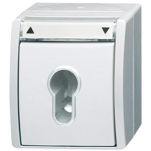 Opbouw jaloezieschakelaarsokkel pulsg 2P v slot ocean-alpin (2712 SLW-54)