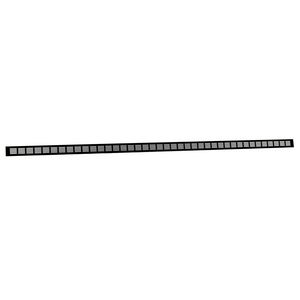 ALU plintrooster 2000x60mm zwart