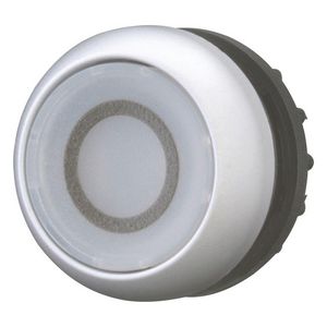 Signaaldrukknop vlak wit 0 terugverend M22-DL-W-X0