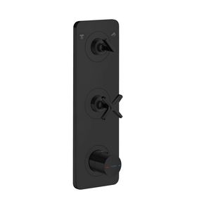 Afbouwdeel AXOR Citterio E thermostaatmodule 38x12 2 func. mat zwart