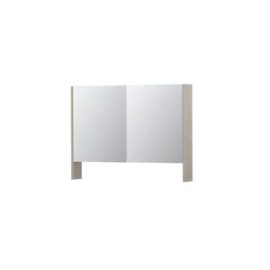 INK SPK3 Spiegelkast 2dr & open planchet Krijt wit 100x74