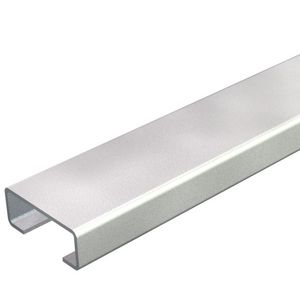 Lengte a 2m. profielrail gesloten sleufbreedte 11mm 20x8mm