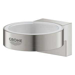Selection houder voor glas en zeepdispenser 41027DC0 supersteel (rvs look)
