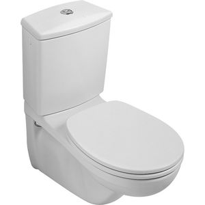 O.novo wandduoblokcloset 680mm wit diepspoel (excl. zitting / reservoir)