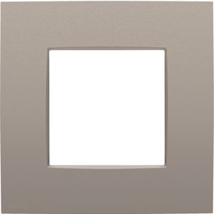 Enkelvoudige afdekplaat Niko Intense bronze coated VVE=40