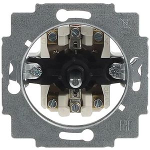 Inbouw wip-jaloezie-impulsgeversokkel pulsg 2P 10A 250V AC (2722 U)